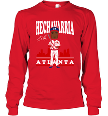 Adeiny Hechavarria toon Atlanta signature Long Sleeve T-Shirt - kambletee