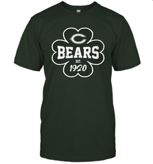 Patrick's Day Shamrock For Chicago Bears Fans Men's T-Shirt - kambletee