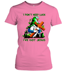 I dont need luck Ive got Jesus Women's T-Shirt - kambletee