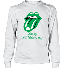 Happy St. Patrick's day Rolling Stones Long Sleeve T-Shirt - kambletee