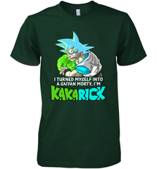 Kakarick I turned myself into a saiyan Rick And Morty Premium Men's T-Shirt - kambletee