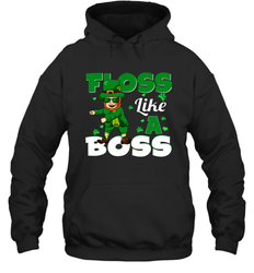 St Patrick's day Leprechaun floss like a boss Hoodie - kambletee