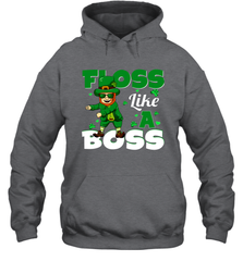 St Patrick's day Leprechaun floss like a boss Hoodie - kambletee