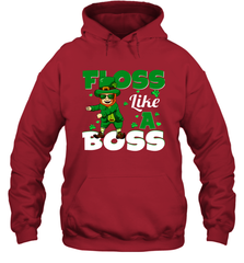 St Patrick's day Leprechaun floss like a boss Hoodie - kambletee