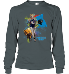 Harley Quinn Carolina Panthers Of Prey Long Sleeve T-Shirt - kambletee