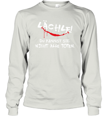 Lachlf Du Kannst Sie Night Alle Toten Long Sleeve T-Shirt - kambletee