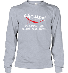 Lachlf Du Kannst Sie Night Alle Toten Long Sleeve T-Shirt - kambletee