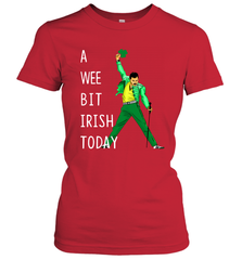 Freddie Mercury A Wee Bit Irish Today Women's T-Shirt - kambletee