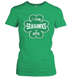 Patrick's Day Shamrock For Seattle Seahawks Fans Women's T-Shirt - kambletee