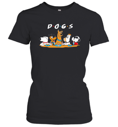 Snoopy and Dogs Friends TV show Women's T-Shirt - kambletee