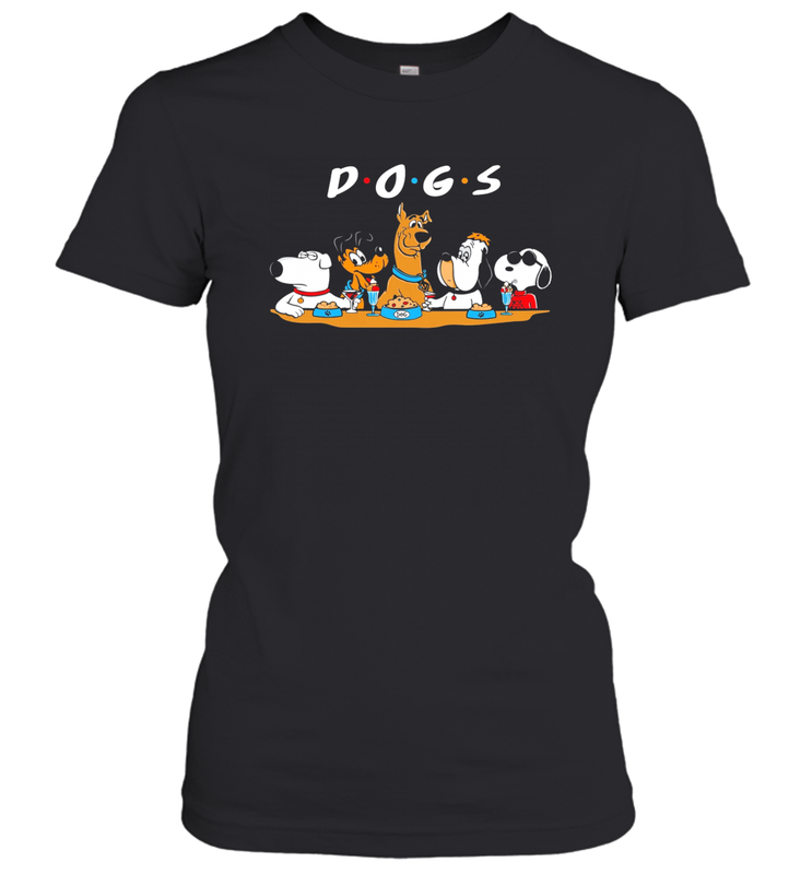Snoopy and Dogs Friends TV show Women's T-Shirt - kambletee