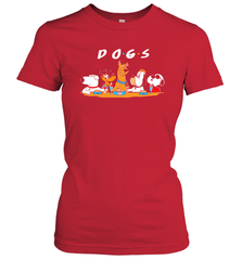 Snoopy and Dogs Friends TV show Women's T-Shirt - kambletee