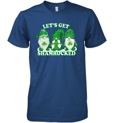 Gnomes let's get shamrocked St. Patrick's day Premium Men's T-Shirt - kambletee