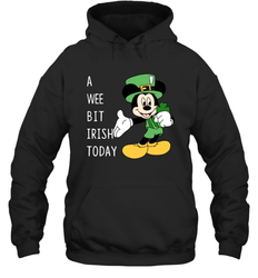 Mickey's Mouse A Wee Bit Irish Today Hoodie - kambletee