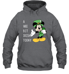 Mickey's Mouse A Wee Bit Irish Today Hoodie - kambletee