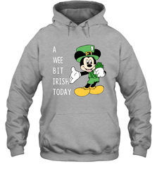 Mickey's Mouse A Wee Bit Irish Today Hoodie - kambletee