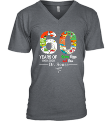 60 years of 1960 2020 Green Eggs and Ham Dr. Seuss Men's V-Neck - kambletee