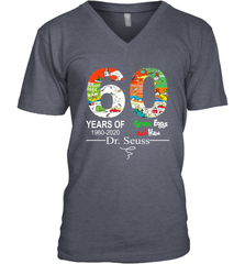 60 years of 1960 2020 Green Eggs and Ham Dr. Seuss Men's V-Neck - kambletee