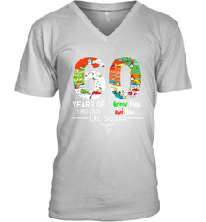 60 years of 1960 2020 Green Eggs and Ham Dr. Seuss Men's V-Neck - kambletee