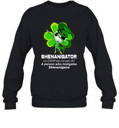 Jack Skellington Shenanigator Patricks Day Sweatshirt - kambletee