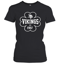 Patrick's Day Shamrock For Minnesota Vikings Fans Women's T-Shirt - kambletee