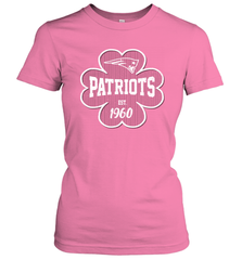 Patrick's Day Shamrock For New England Patriots Fans Women's T-Shirt - kambletee