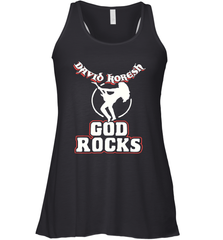 David Koresh God Rocks Racerback Tank - kambletee