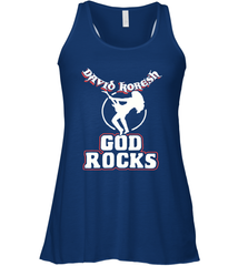 David Koresh God Rocks Racerback Tank - kambletee
