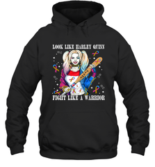 Harley Quinn Fight Like A Warrior Bladder Cancer Awareness Hoodie - kambletee