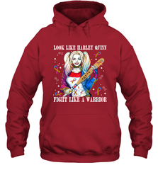 Harley Quinn Fight Like A Warrior Bladder Cancer Awareness Hoodie - kambletee
