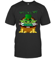 Baby Yoda The Mandalorian Happy St Patrick's Day Men's T-Shirt - kambletee