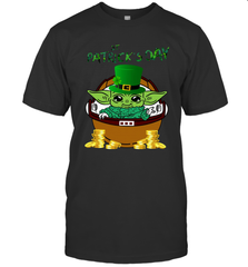 Baby Yoda The Mandalorian Happy St Patrick's Day Men's T-Shirt - kambletee