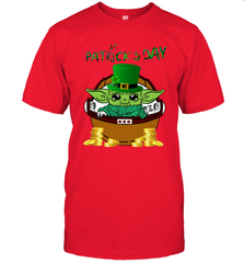 Baby Yoda The Mandalorian Happy St Patrick's Day Men's T-Shirt - kambletee