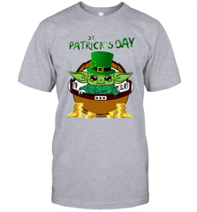 Baby Yoda The Mandalorian Happy St Patrick's Day Men's T-Shirt - kambletee