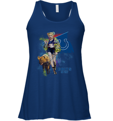 Harley Quinn Indianapolis Colts Of Prey Racerback Tank - kambletee