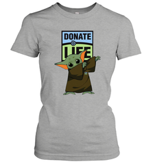 Baby Yoda Dabbing Donate Life Women's T-Shirt - kambletee