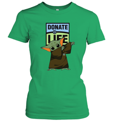 Baby Yoda Dabbing Donate Life Women's T-Shirt - kambletee