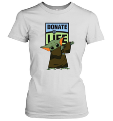 Baby Yoda Dabbing Donate Life Women's T-Shirt - kambletee