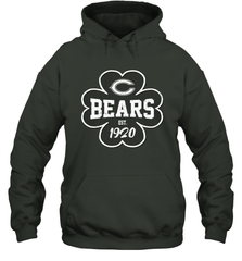 Patrick's Day Shamrock For Chicago Bears Fans Hoodie - kambletee