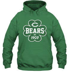 Patrick's Day Shamrock For Chicago Bears Fans Hoodie - kambletee