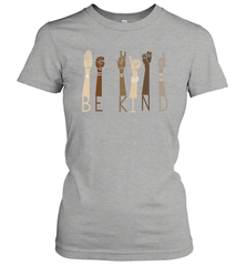 Sign Language be Kind Women's T-Shirt - kambletee