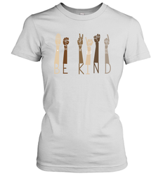 Sign Language be Kind Women's T-Shirt - kambletee