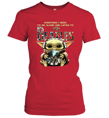 Baby Yoda I Need To Be Alone And Listen To The Beatles Women's T-Shirt - kambletee