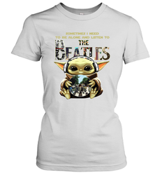 Baby Yoda I Need To Be Alone And Listen To The Beatles Women's T-Shirt - kambletee