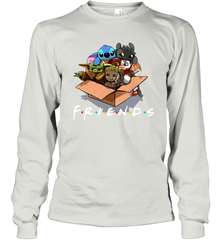 Baby Yoda Groot Stitch Toothless and Gizmo friends Long Sleeve T-Shirt - kambletee