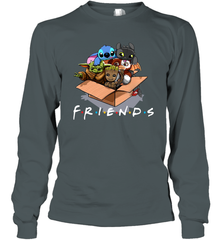 Baby Yoda Groot Stitch Toothless and Gizmo friends Long Sleeve T-Shirt - kambletee