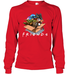 Baby Yoda Groot Stitch Toothless and Gizmo friends Long Sleeve T-Shirt - kambletee