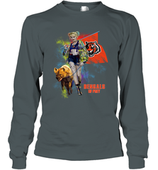 Harley Quinn Cincinnati Bengals Of Prey Long Sleeve T-Shirt - kambletee