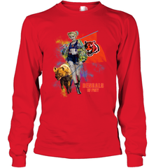 Harley Quinn Cincinnati Bengals Of Prey Long Sleeve T-Shirt - kambletee