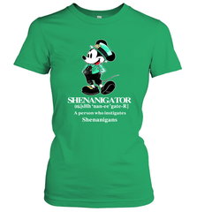 Mickey St Patricks day Shenanigator define Women's T-Shirt - kambletee